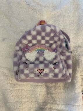 OMG Accessories Girls' Gwen Tweed Mini Backpack